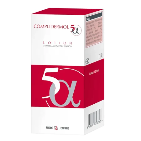 Лосьйон для воллосся Complidermol 5α, 120 мл: ціни та характеристики
