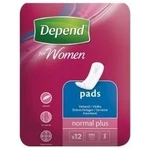 DEPEND NORMAL PLUS 1×12 шт, прокладки для недержания 10×28 см: цены и характеристики