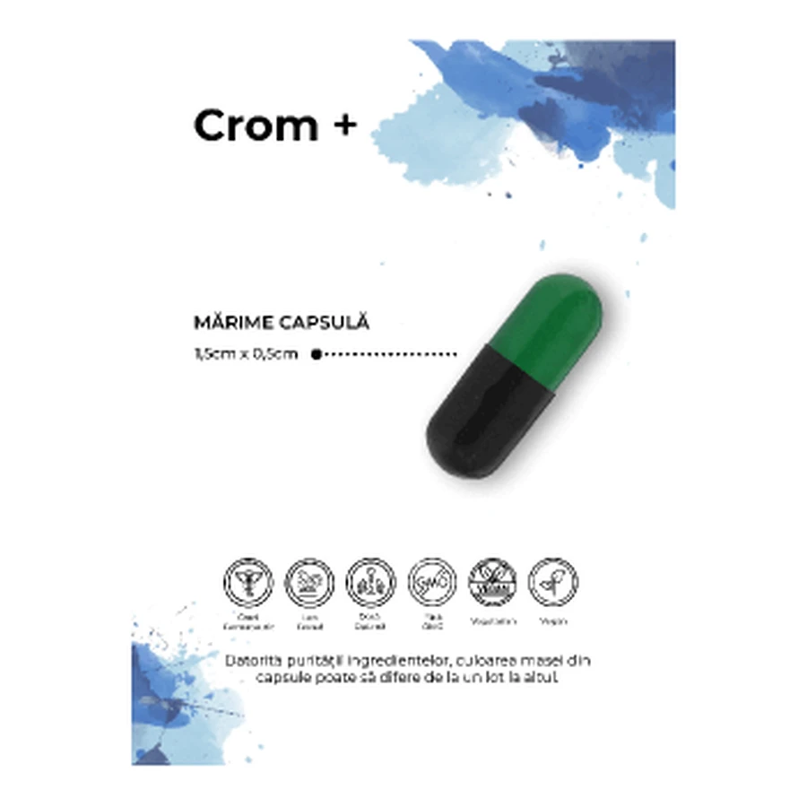 Хром (піколінат) 200г+, 30 капсул, Biome: ціни та характеристики