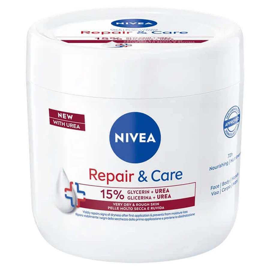 Nivea Repair & Care, Многофункциональный крем с мочевиной, сухая кожа, 400 мл: цены и характеристики