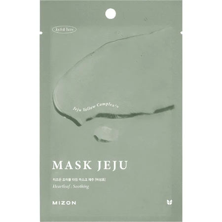 Mizon Joyful Time Mask Jeju Heartleaf - Текстильна сітчаста маска, тюль Heartleaf 23 г: ціни та характеристики