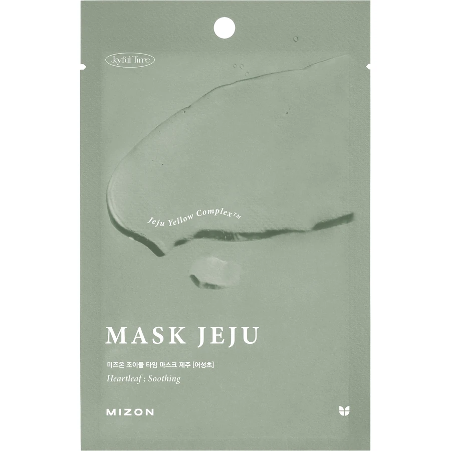 Mizon Joyful Time Mask Jeju Heartleaf - Текстильна сітчаста маска, тюль Heartleaf 23 г: ціни та характеристики