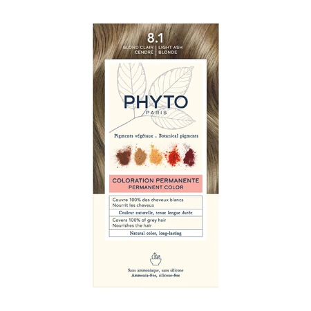 Phyto Phytocolor, перманентная краска для волос, 8.1 светло-пепельный блондин, 50 мл: цены и характеристики