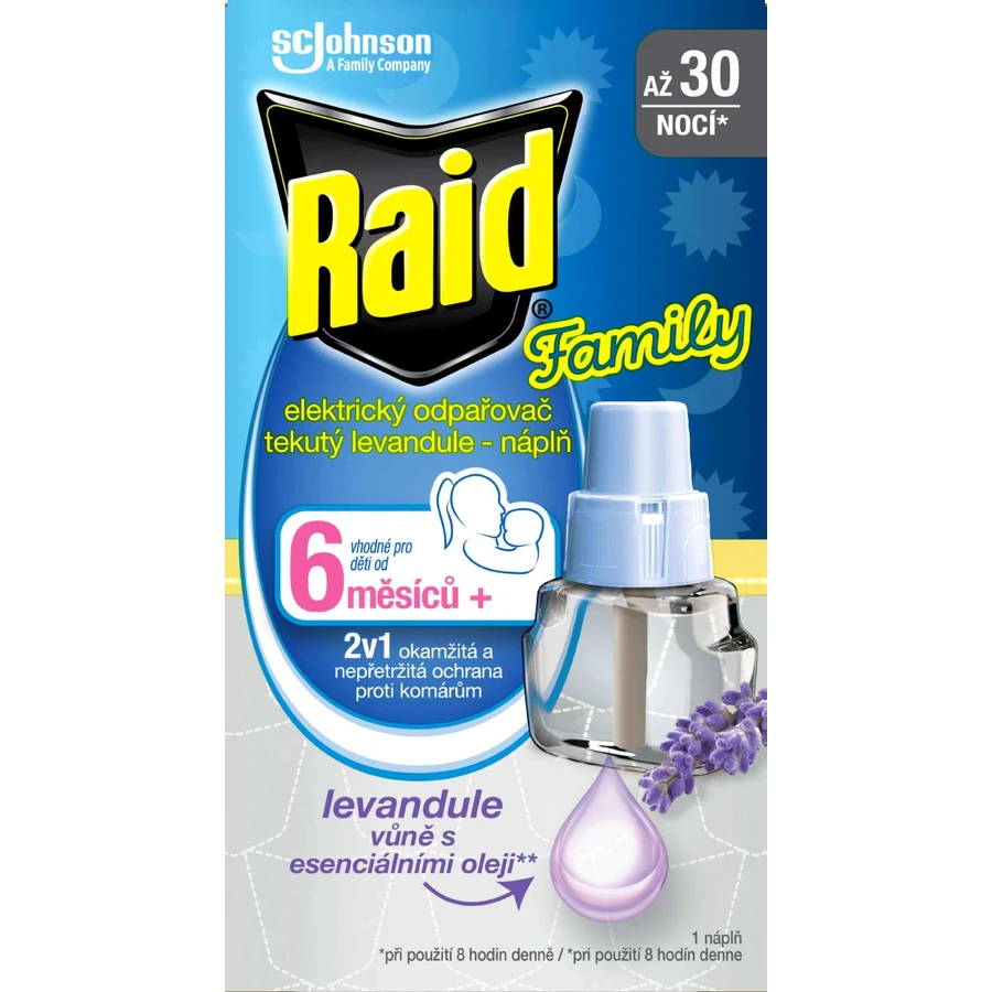 Raid Family жидкость для заправки эл. испаритель с ароматом лаванды - 30 ночей: цены и характеристики