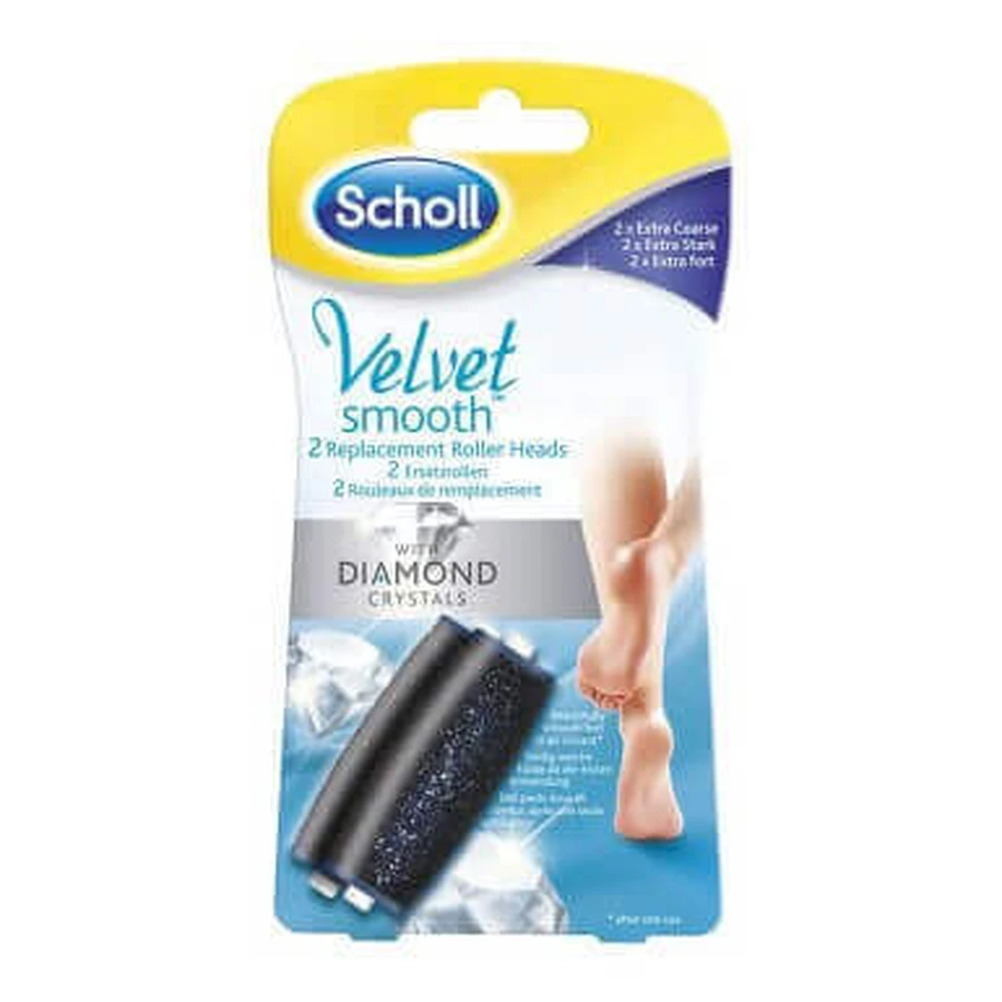 Електронний запасник Velvet Smooth з діамантовими кристалами, 2 штуки, School: ціни та характеристики