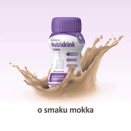 Энтеральное питание Nutridrink Protein, со вкусом мокко, 4 x 125 мл: цены и характеристики