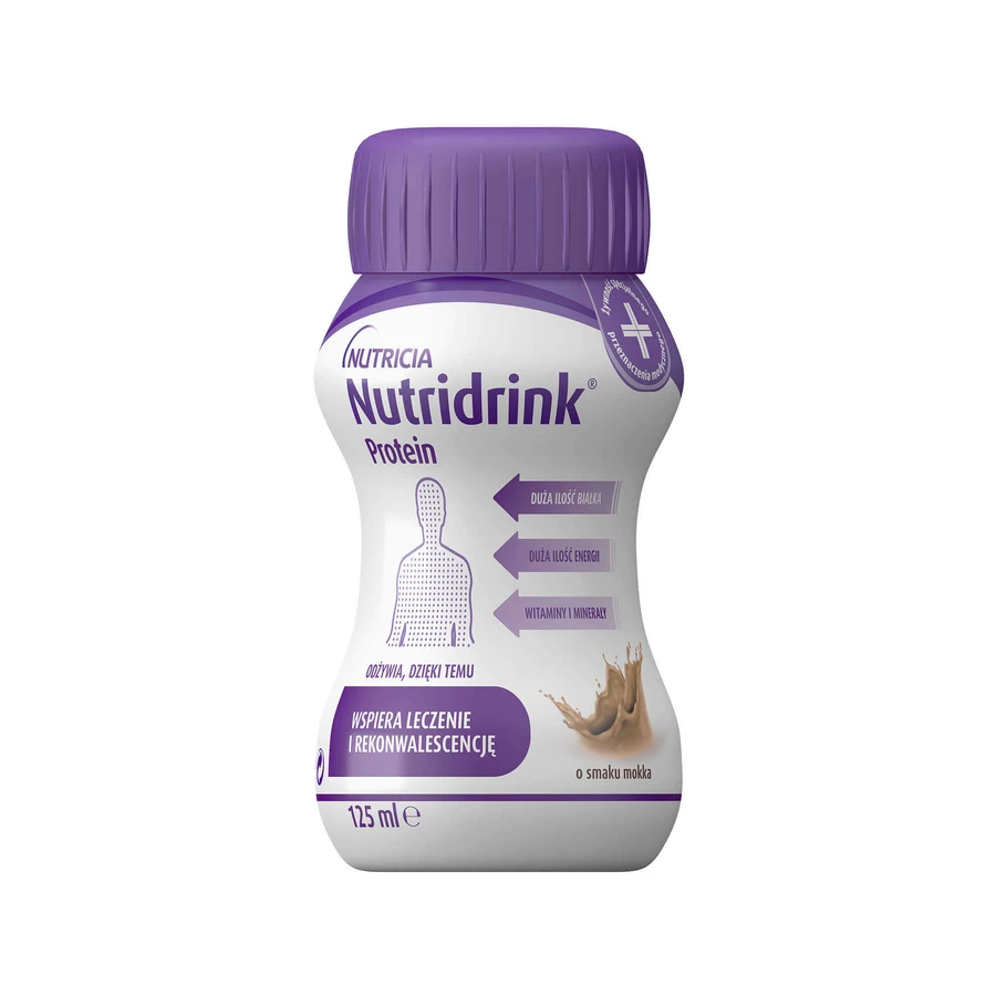 Энтеральное питание Nutridrink Protein, со вкусом мокко, 4 x 125 мл: цены и характеристики
