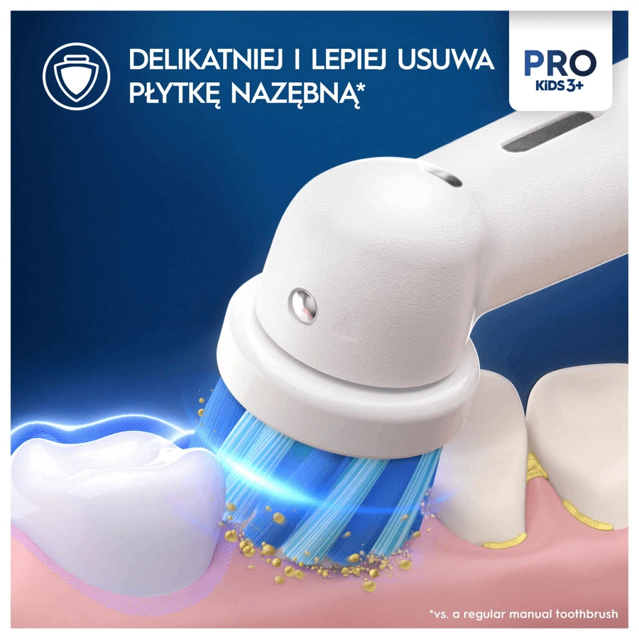 Oral-B Pro Kids, щетина электрической зубной щетки, Человек-паук, старше 3 лет, ультратонкая, 2 штуки: цены и характеристики