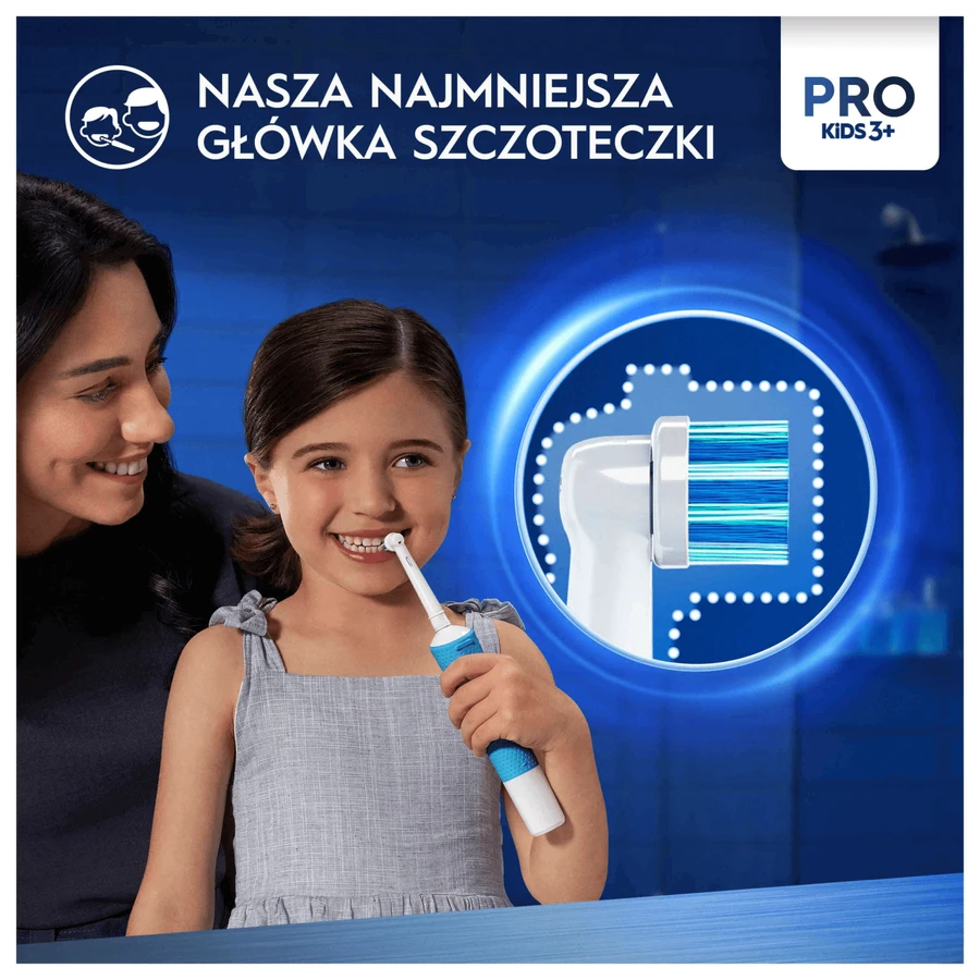 Oral-B Pro Kids, щетина электрической зубной щетки, Человек-паук, старше 3 лет, ультратонкая, 2 штуки: цены и характеристики