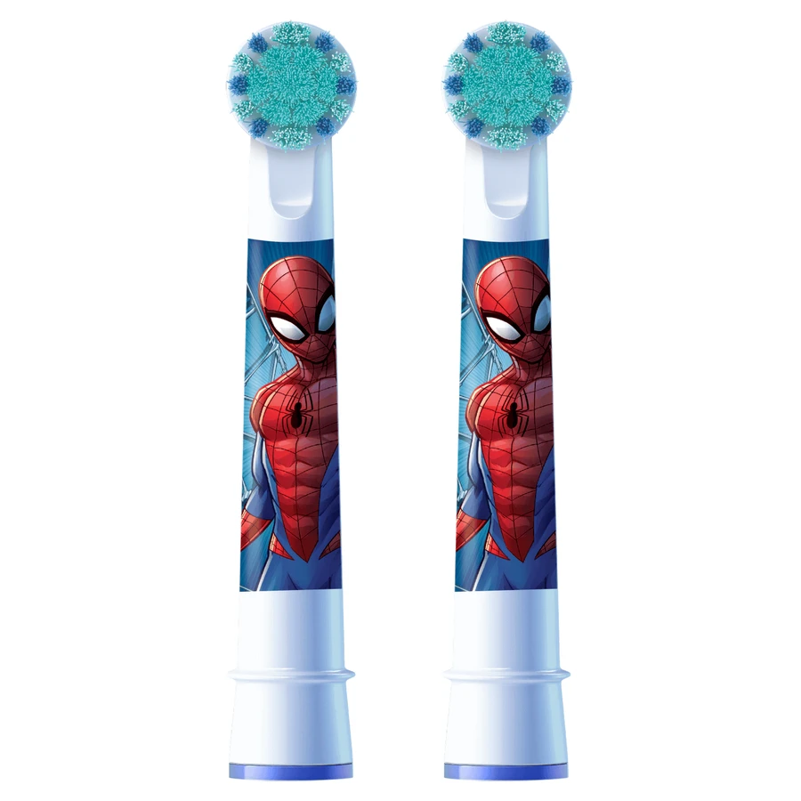 Oral-B Pro Kids, щетина электрической зубной щетки, Человек-паук, старше 3 лет, ультратонкая, 2 штуки: цены и характеристики