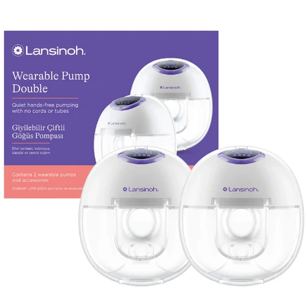 Электрический молокоотсос Lansinoh Hands-free, двойной, беспроводной: цены и характеристики