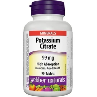 Webber Naturals Potassium Forte 90 таблеток 99 таблеток