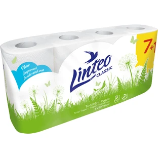 Туалетная бумага Linteo Classic 8 шт