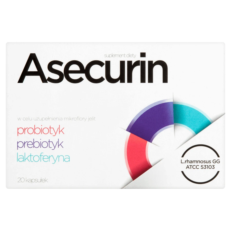 Асекурин Aflofarm Asecurin, 20 капсул: ціни та характеристики