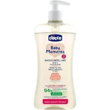 Chicco Мицеллярная ампула для волос и тела с дозатором Baby Moments Sensitive 94% натуральных ингредиентов 500 мл