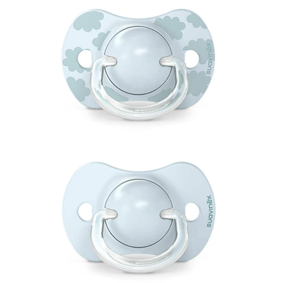 Suavinex Dreams SX Pro, фізіологічний манекен, силіконовий, синій, 0-6 місяців, 2 штуки: ціни та характеристики