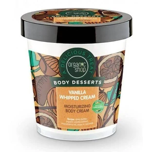 Organic Shop Крем для тела с ванилью и маслом ши 450 мл