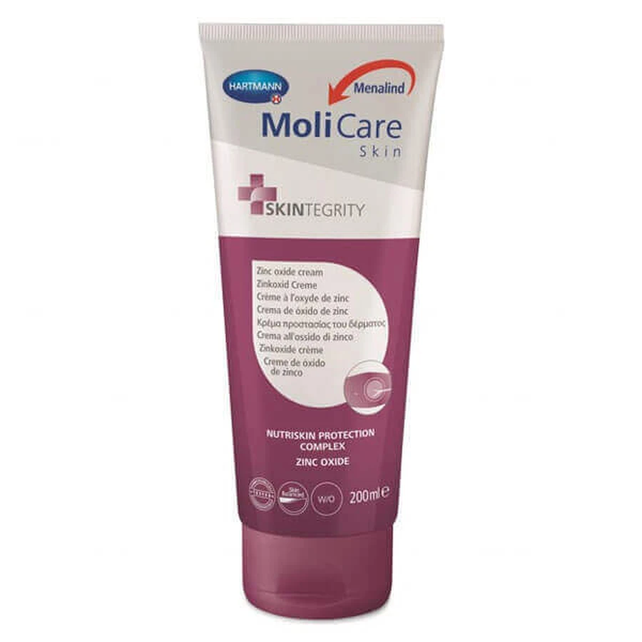 MoliCare Skin, защитный крем с оксидом цинка, 200 мл: цены и характеристики