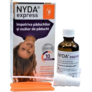 Розчин для знищення вошей Pohl Boskamp Nyda Express + гребінець, 50 мл