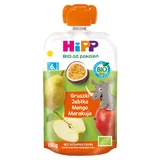 HiPP HiPPiS Біофруктовий мус, груша, яблуко, манго та маракуйя, після 6 місяців, 100 г