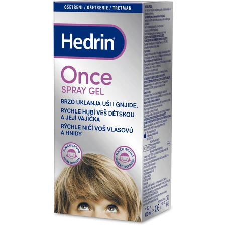 Гель-спрей Hedrin ONCE 100 мл: цены и характеристики