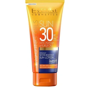 Eveline SunCare Водостійкий сонцезахисний лосьйон SPF30, 200 мл