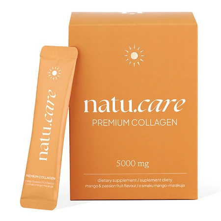 Natu.Care Преміум Колаген 5000 мг, зі смаком манго-маракуї, 30 пакетиків ЗАБРУДНЕНА УПАКОВКА: ціни та характеристики