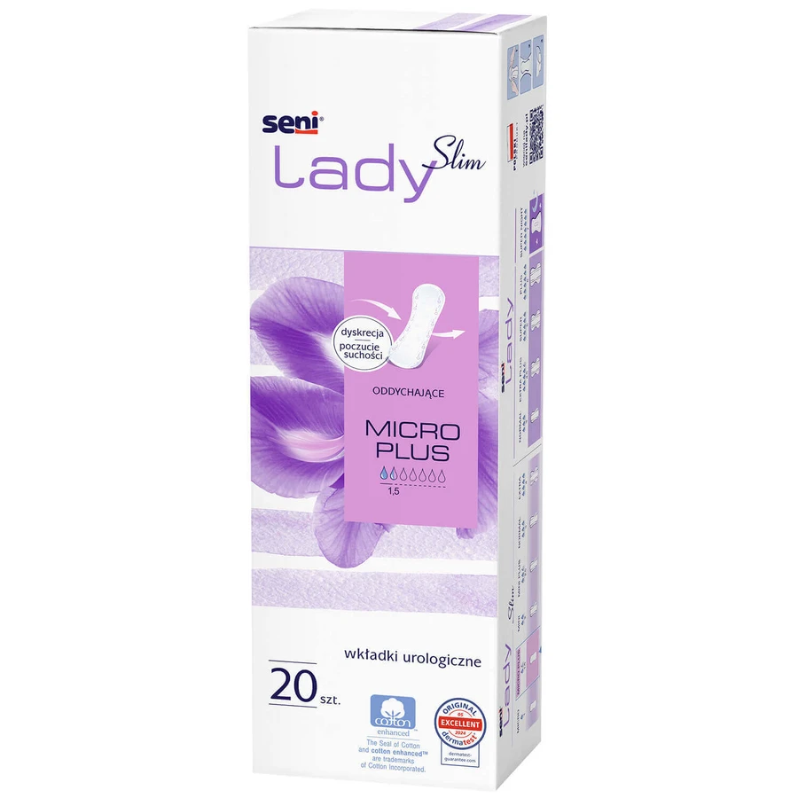 Seni Lady Slim, урологические стельки, Micro Plus, 20 шт.: цены и характеристики