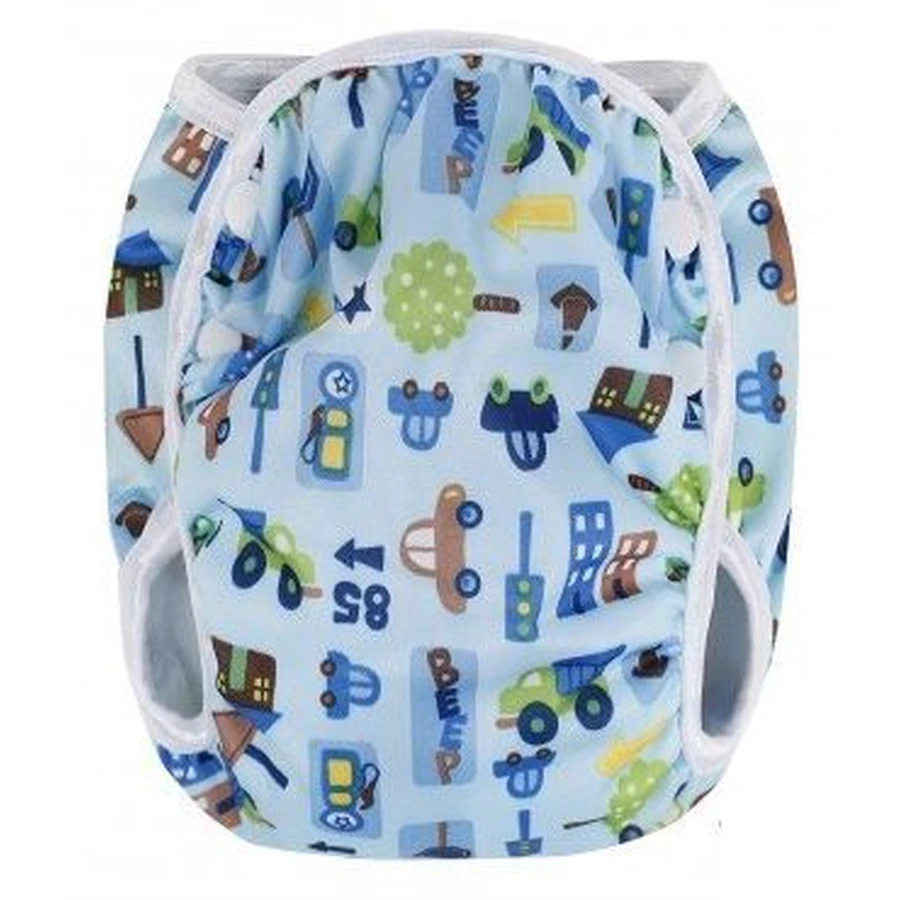 Купальник T-Tomi Diaper, синій автомобіль, вік S 5 - 8 кг: ціни та характеристики