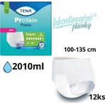 TENA PANTS SUPER LARGE 1×12 шт, еластичні поглинаючі трусики, поглинання 2010 мл, обхват стегон 100-135 см: ціни та характеристики