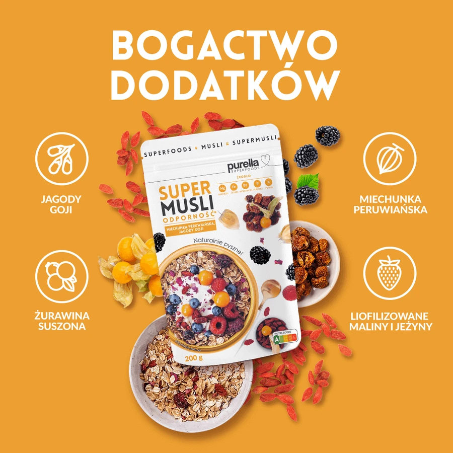 Пурелла Superfoods Super Musli Odporno, 200 г: ціни та характеристики