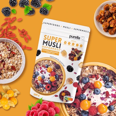 Пурелла Superfoods Super Musli Odporno, 200 г: ціни та характеристики