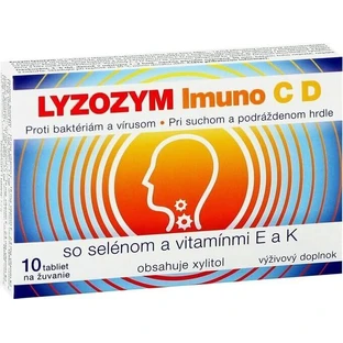 LYZOZYM Иммуно C D с селеном и витаминами E и K 10 табл. для выпуска 1×10 табл. для выпуска