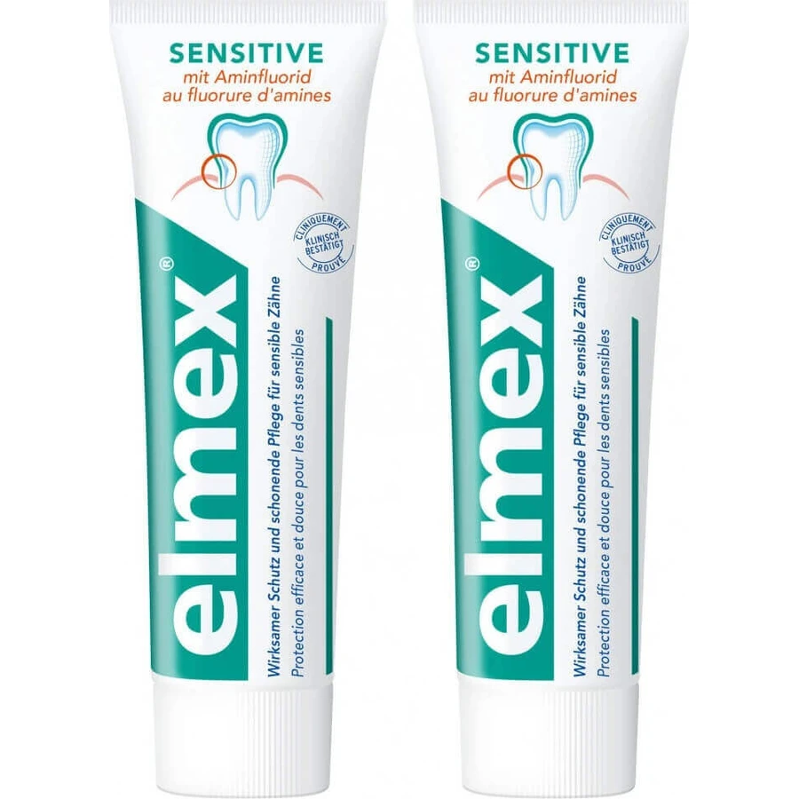 ELMEX Зубная паста Sensitive Duo 2×75 мл, зубная паста: цены и характеристики