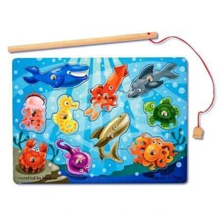 Магнитная игра Рыбалка Морские животные, +3 года, Melissa & Doug