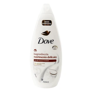 Гель для душа Nutrimento Delicato с кокосом и миндалем, 700 мл, Dove