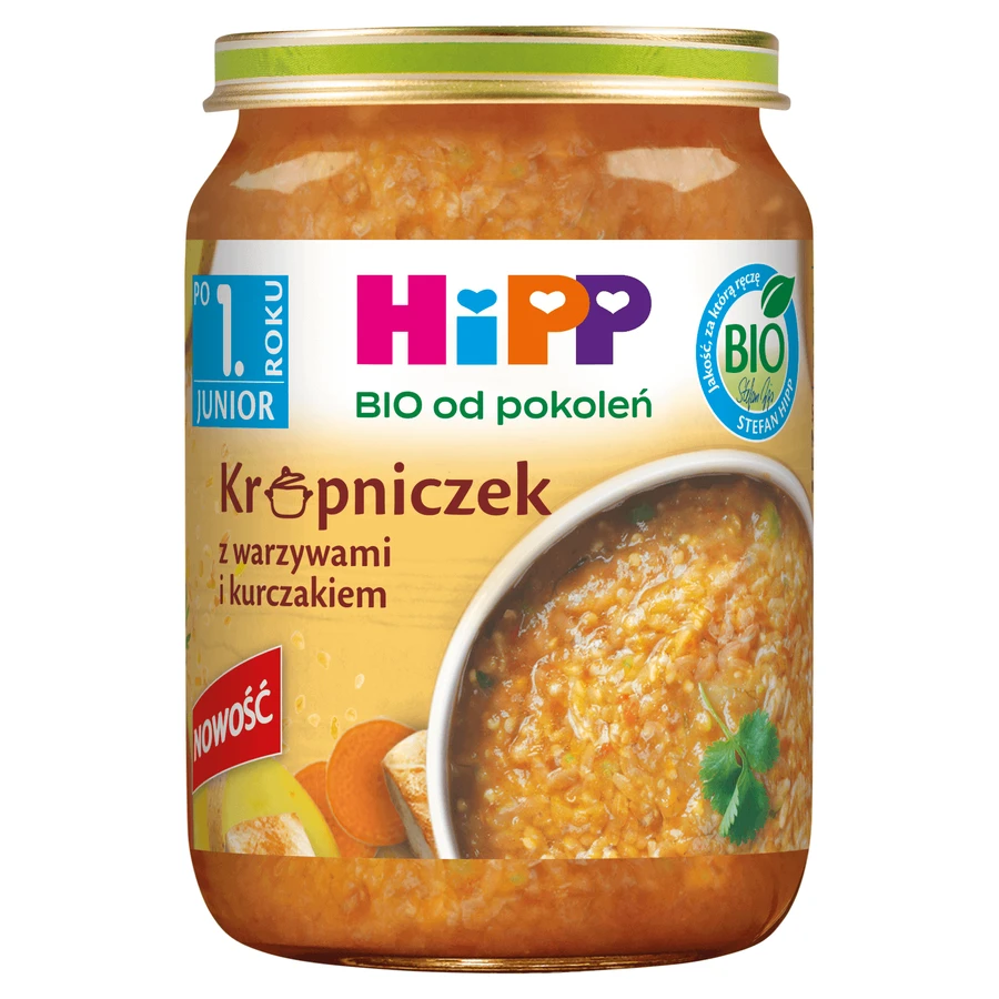 Суп HiPP Bio с овощами и курицей, после 12 месяцев, 250 г: цены и характеристики