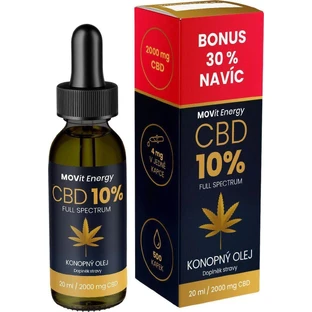 Конопляна олія повного спектру Movit Energy CBD 10% 20 мл
