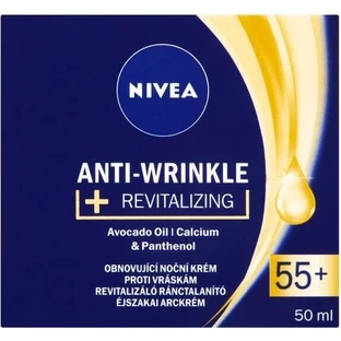 NIVEA 55+ проти зморшок 1×50 мл, відновлюючий нічний крем
