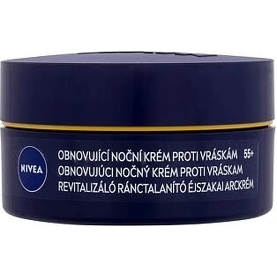 NIVEA 55+ проти зморшок 1×50 мл, відновлюючий нічний крем: ціни та характеристики