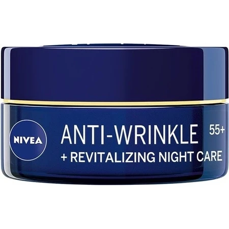 NIVEA 55+ проти зморшок 1×50 мл, відновлюючий нічний крем: ціни та характеристики