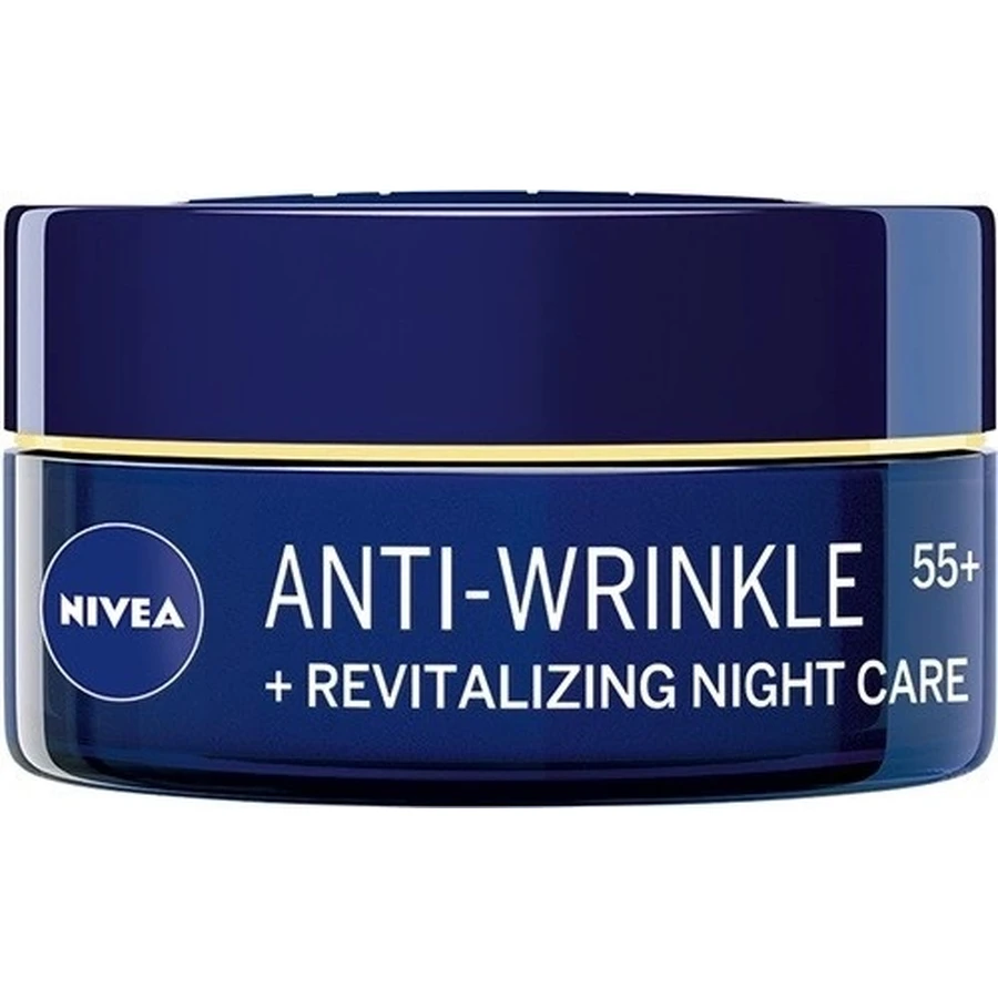 NIVEA 55+ проти зморшок 1×50 мл, відновлюючий нічний крем: ціни та характеристики