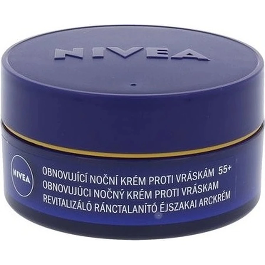 NIVEA 55+ проти зморшок 1×50 мл, відновлюючий нічний крем: ціни та характеристики