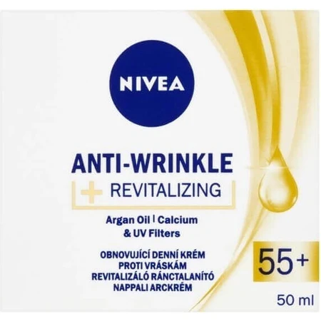 NIVEA 55+ проти зморшок 1×50 мл, відновлюючий нічний крем: ціни та характеристики