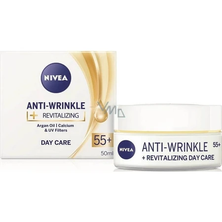 NIVEA 55+ проти зморшок 1×50 мл, відновлюючий нічний крем: ціни та характеристики