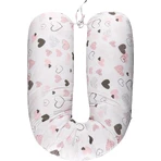 Подушка для кормления Bomimi ADOS 150x30, рука-сердце/серая: цены и характеристики