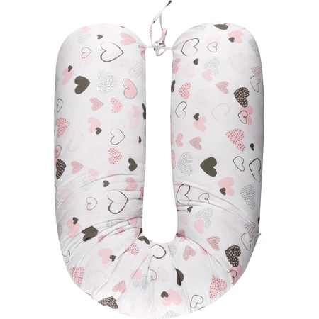 Подушка для кормления Bomimi ADOS 150x30, рука-сердце/серая: цены и характеристики