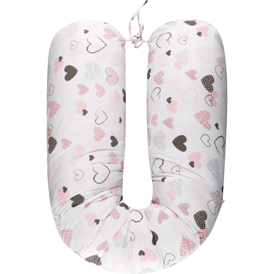 Подушка для кормления Bomimi ADOS 150x30, рука-сердце/серая: цены и характеристики