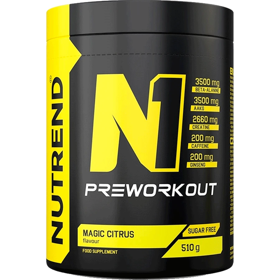 Nutrend N1 Pre - Workout magic citrus 510 г: ціни та характеристики