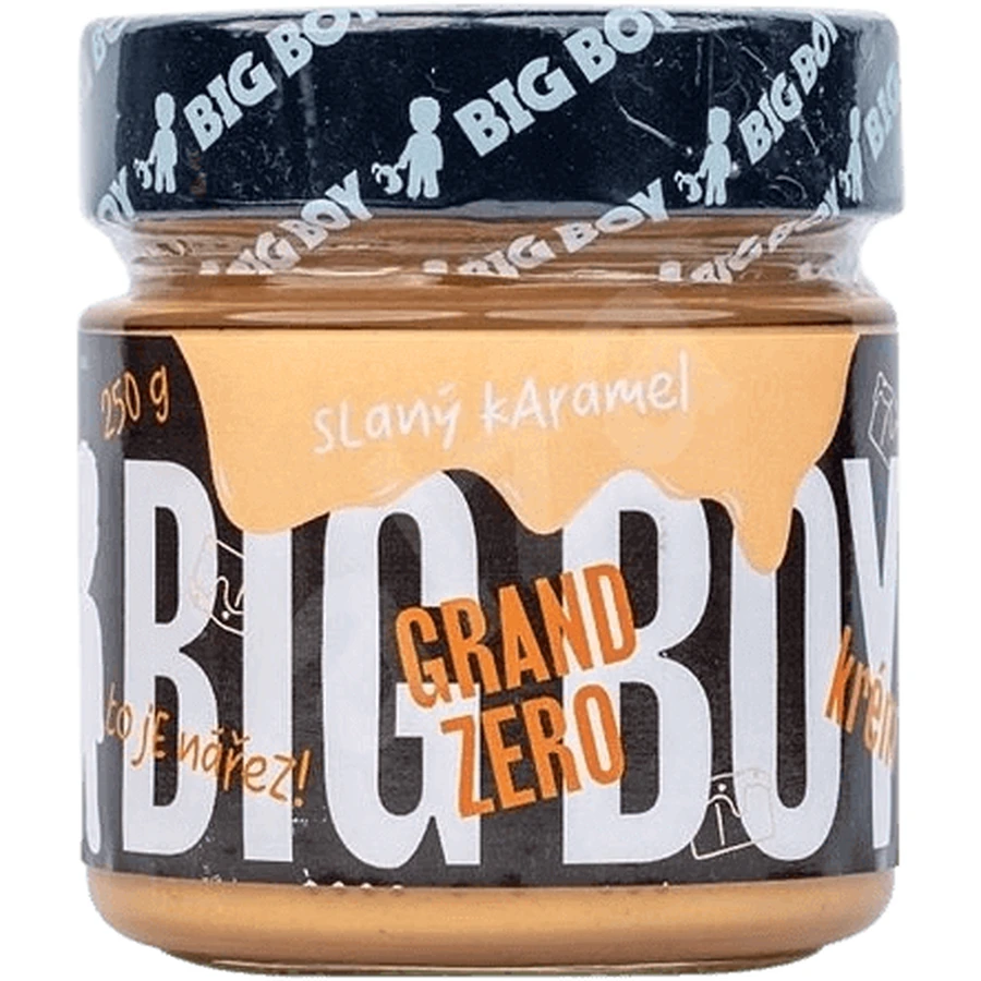 Big Boy Grand Zero Salted Caramel - Арахисовая косточка со вкусом соленой карамели 250 г: цены и характеристики
